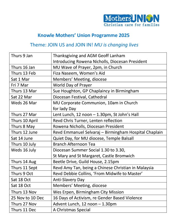 new MU programme 2025
