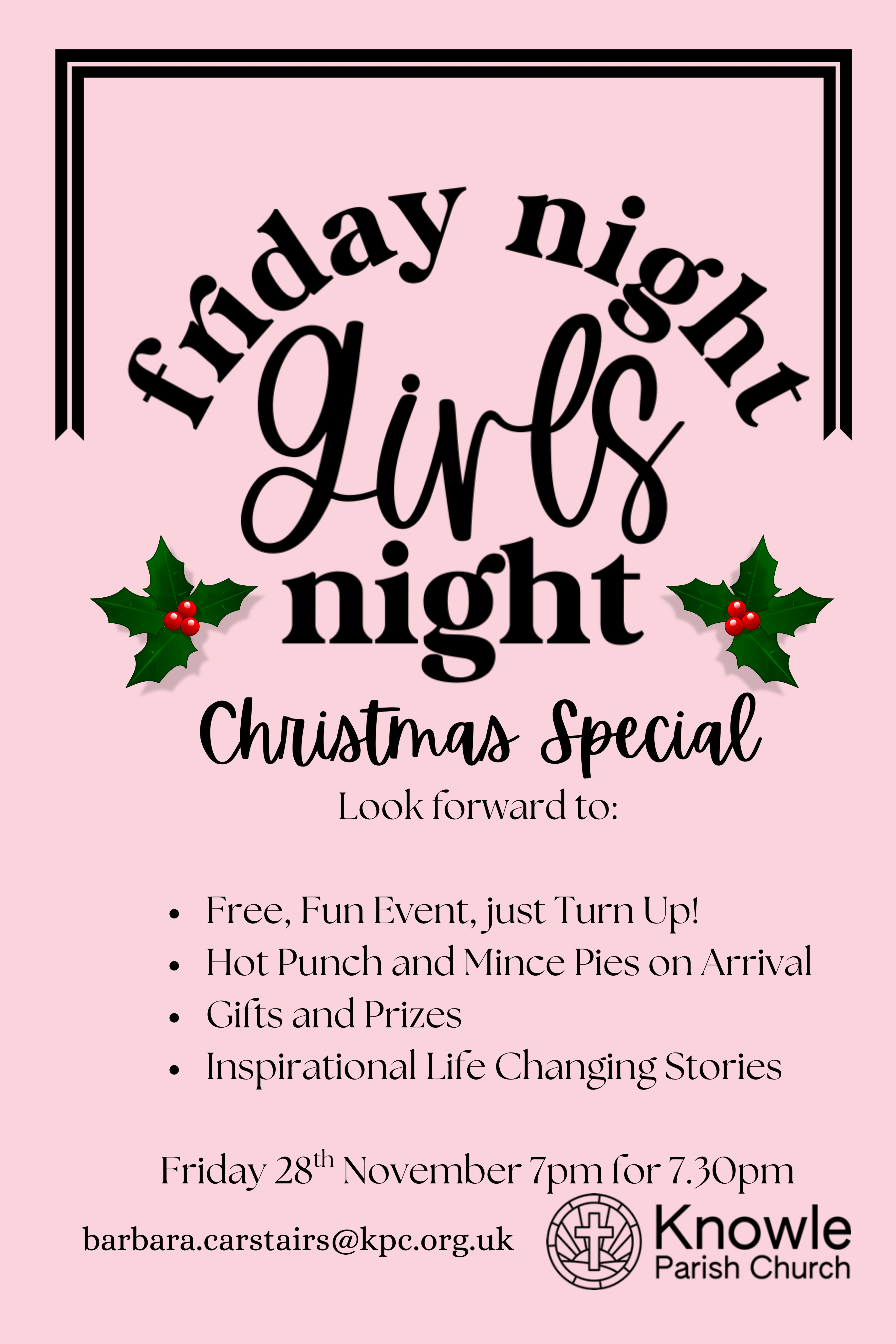 Friday Night Girls Night Nov 2