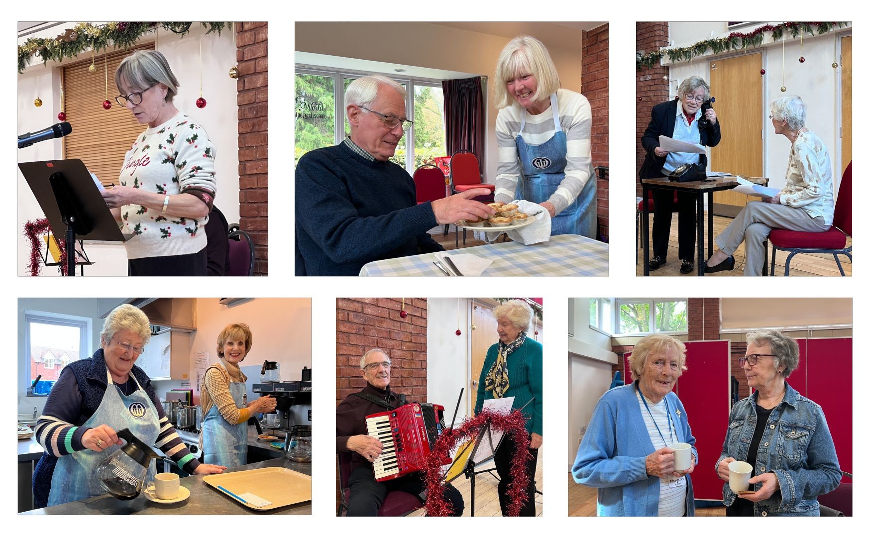 Mothers' Union members smiling and having fun