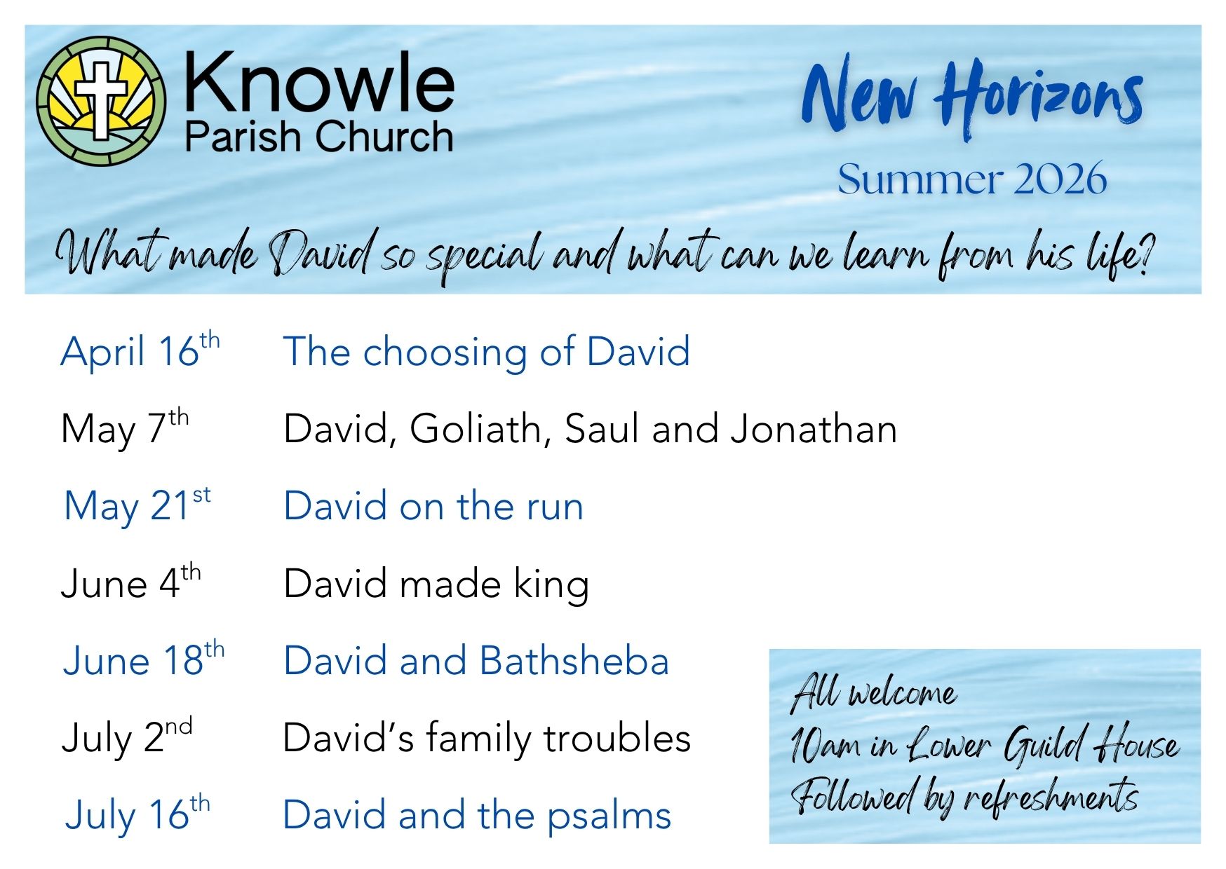 New Horizons Summer 2026