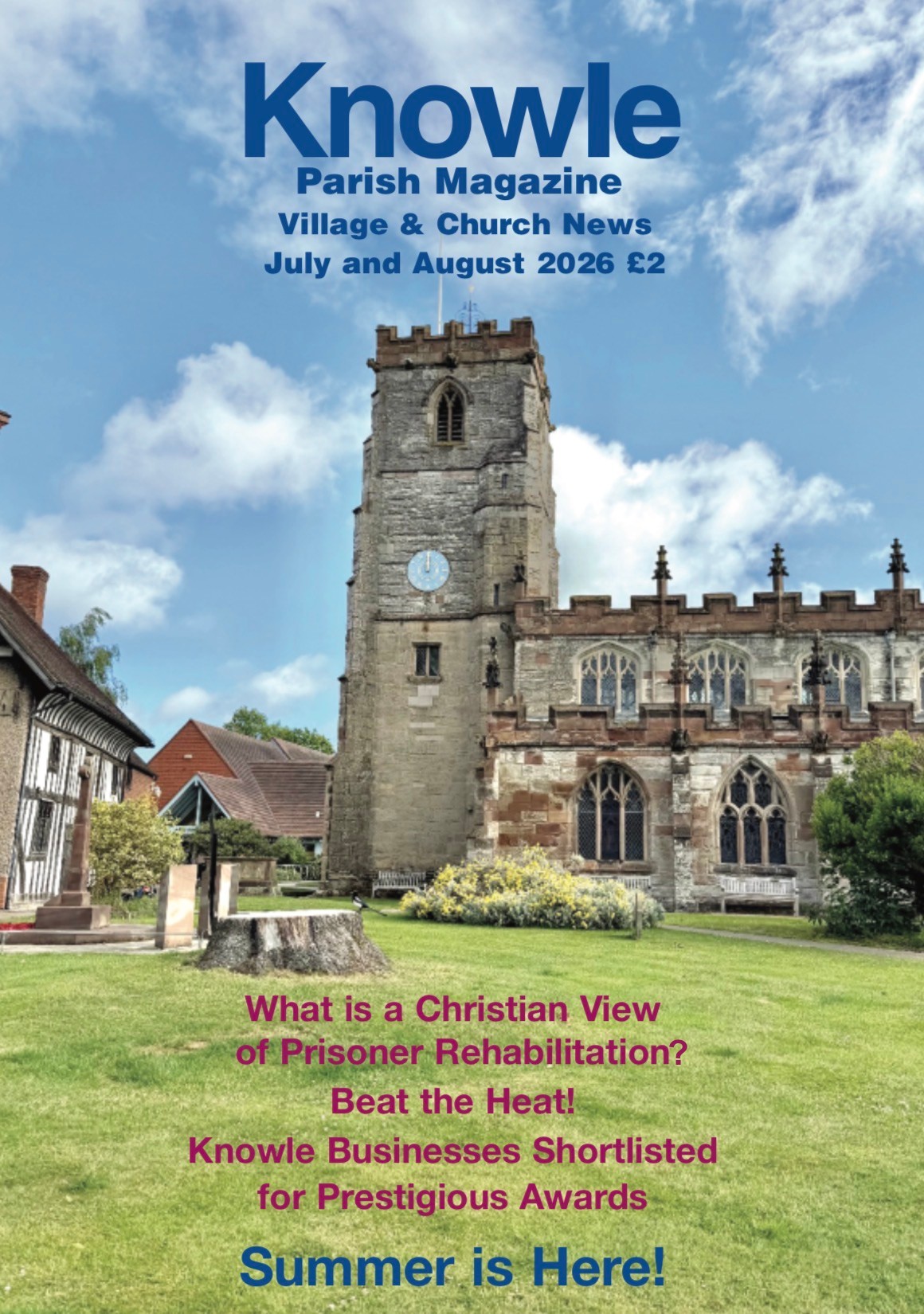 Jul/August edition of the Parish Magazine