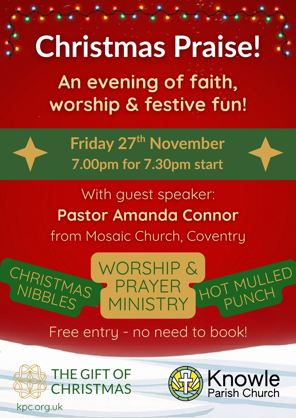 Christmas Praise - 27th Nov 2026